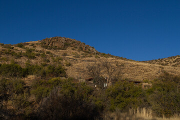 Mountain Zebra National Park, South Africa: back of the camp showing a rock chalet