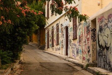 Fototapeta na wymiar ギリシャ　アテネのモナスティラキ地区の街並み