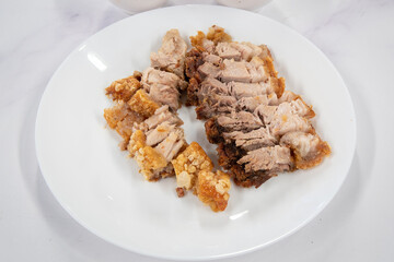 crispy pork belly or deep fried pork