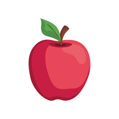 Isolated apple fruit