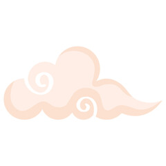 Isolated cloud icon
