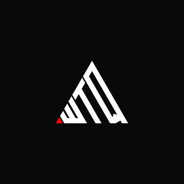 WTQ letter logo creative design. WTQ unique design
