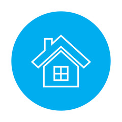house real estate icon vector