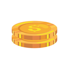 Money coins icons