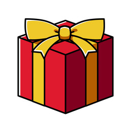 クリスマス　プレゼント　イラスト素材