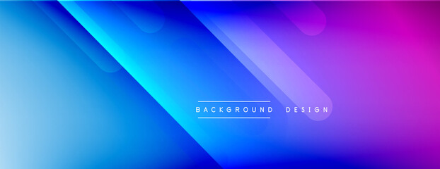 Dynamic lines abstract background. 3D shadow effects and fluid gradients. Modern overlapping forms