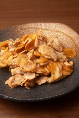 豚肉としょうがの炒め物