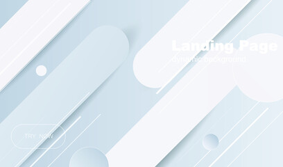 Business technology white and grey vector background.