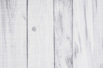 Old grunge wood plank texture background. Vintage white wooden board wall 