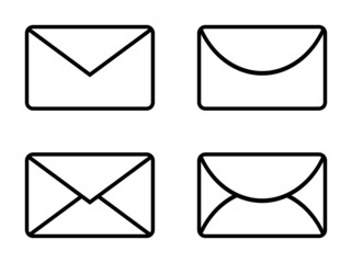 Mail envelope vector icons