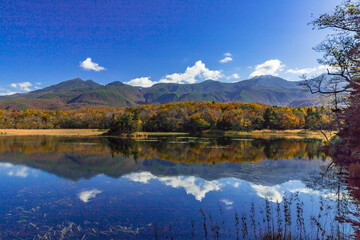 紅葉に燃える知床五湖