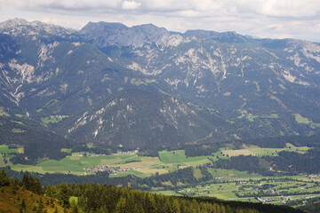 Dachstein mountain massive in Styria, Austria	