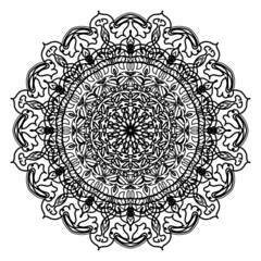 spiritual symbol round ornament