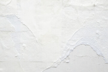 Obraz premium Blank white torn paper poster texture background