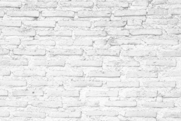 old vintage white brick wall texture background