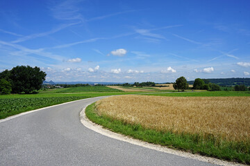 Panoramic view over the Hegau