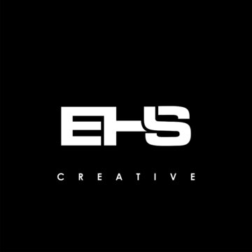 EHS Letter Initial Logo Design Template Vector Illustration