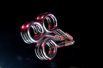 3d render of a glowing neon sign symbol
Stainless steel screws eye 