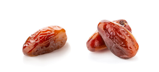Dates isolated on white background