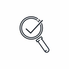 Execution control. Vector linear icon isolated on white background.