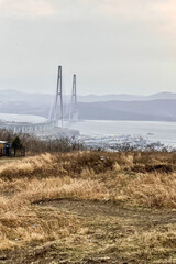 beautiful view of the bridge and the bay