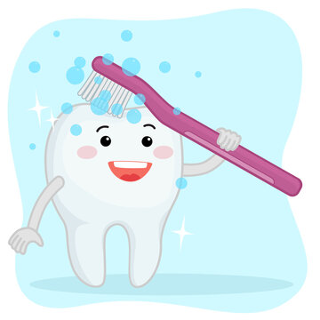 molars brushing teeth