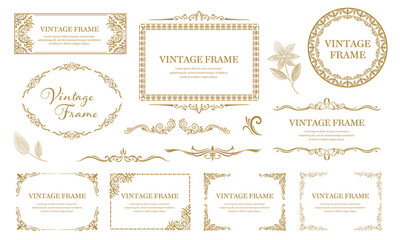 アンティークフレームセット