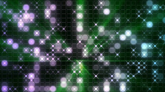 Green Light Grid seamless footage