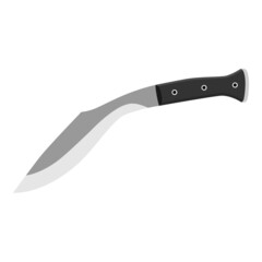 Machete vector isolated on white background