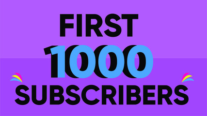First 1K Subscribers, 1K followers, and 1K complete 