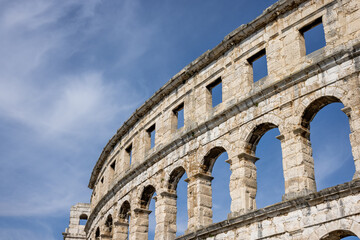 Naklejka premium Colosseum wall ruins