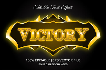 victory gaming 3d editable text effect