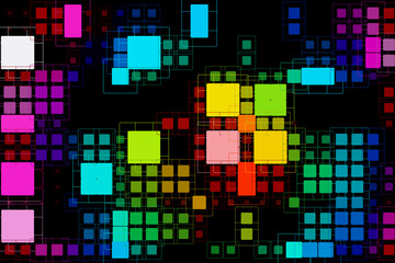 Colorful illustration. Modern style background. Colors lgtb