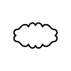 Frame vector icon set. Tag illustration sign collection. label symbol.