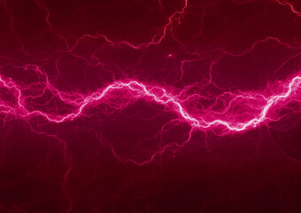 Purple lightning, neon plasma background