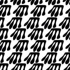 Seamless pattern with abstract spots.  Avant-garde collage style. Geometric wallpaper for business brochure,  cover design.