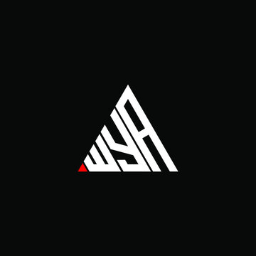 WYA letter logo creative design. WYA unique design
