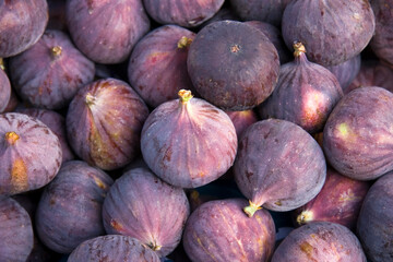 Fresh figs background