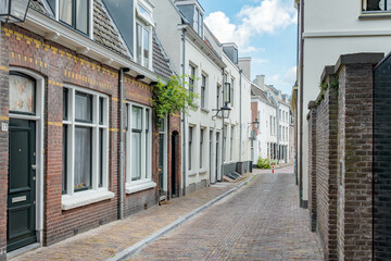 Fototapeta premium Street in the city center of Utrecht, Utrecht Province, The Netherlands