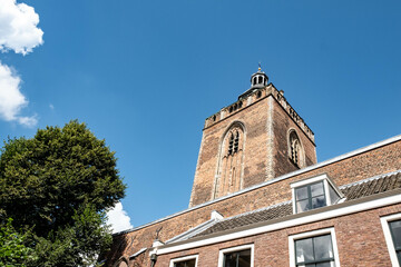 Fototapeta na wymiar The Buurkerk is a former church in the Dutch city of Utrecht. Today the building houses the Museum Speelklok., Utrecht Province, The Netherlands