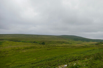 clouds over the mountains
