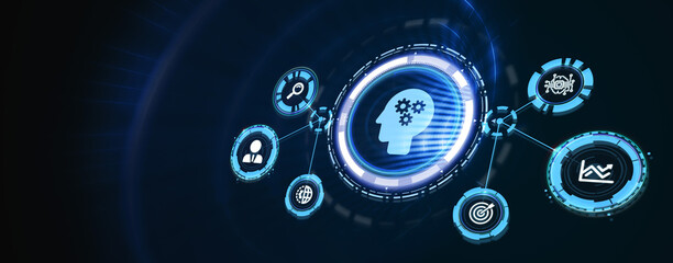 Business, Technology, Internet and network concept. E-learning education. Internet technology webinar online courses concept. 3d illustration