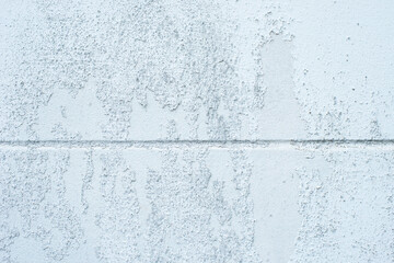 The color of the wall will come off. dilapidated wall