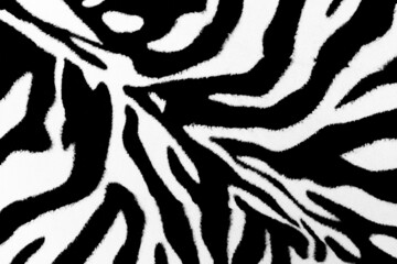 Zebra animal skin abstract fur pattern texture for design and print background