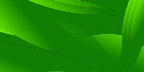 abstract green background with waves