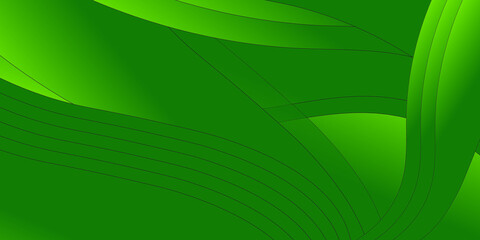 abstract green background with waves