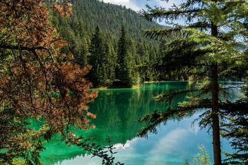 The Valley of the Five Lakes hike offers clear lakes with unique shades of jade and blue. Clear...