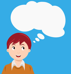 Boy thinking
