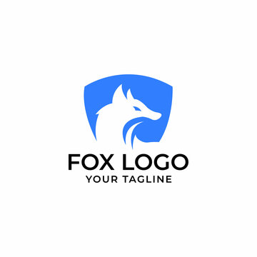 Creative Fox Head Logo Symbol Vector Design Illustration