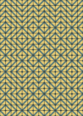 Abstract Geometric Pattern generative computational art illustration